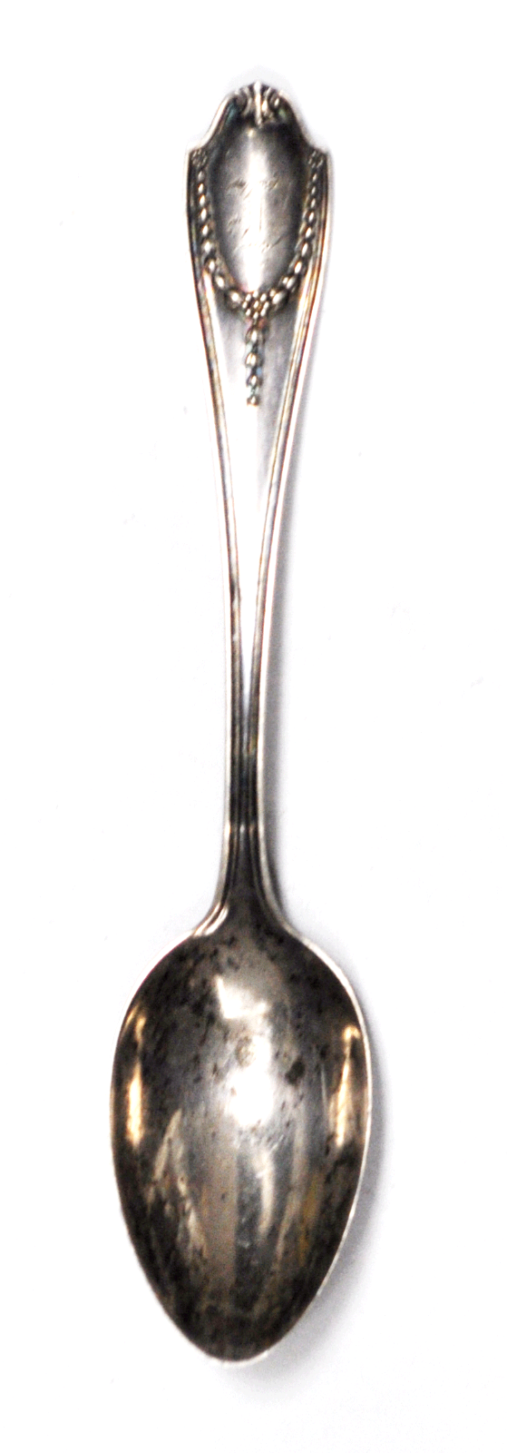 Sterling Silver Whiting Wedgwood Demitasse Spoon 4-1/8" Monogrammed