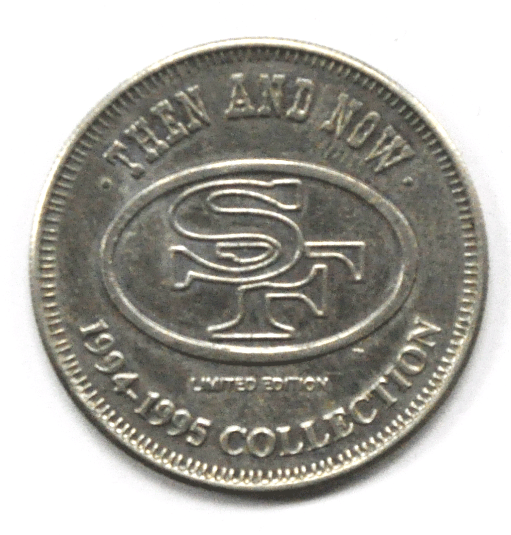 Then and Now San Francisco 49er's 1994-1995 Team of Decade 32mm Super Bowl
