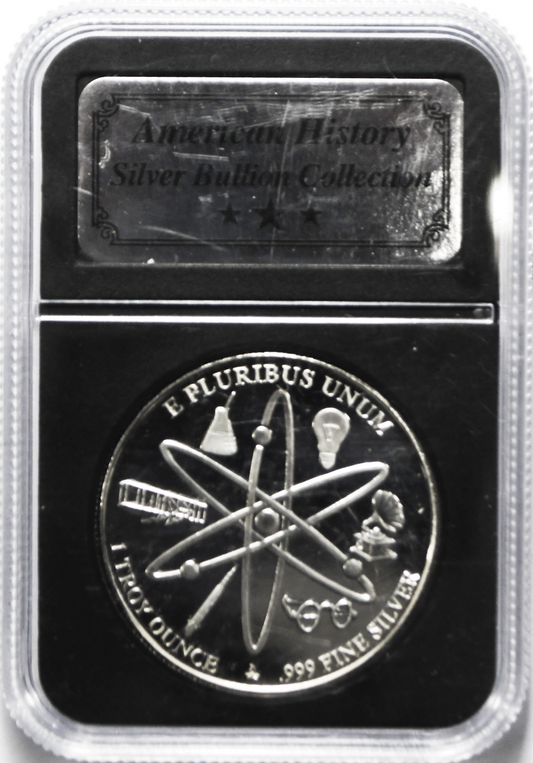 American History Silver Bullion Collection 1oz Proof Apollo Moon Landing