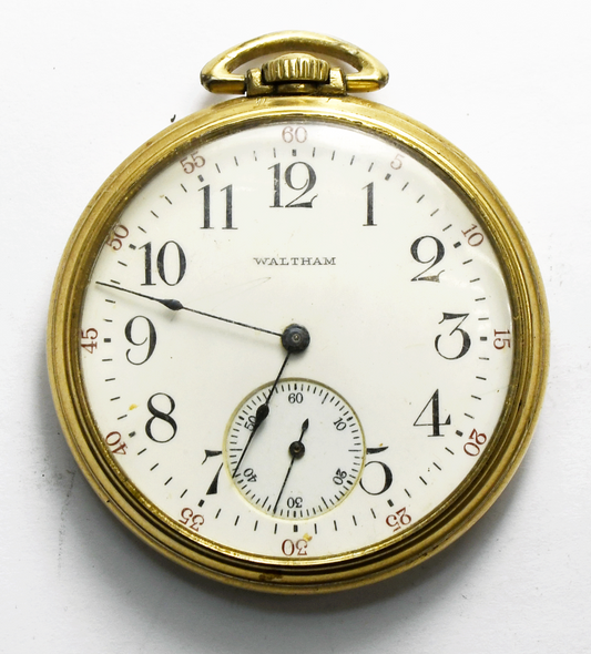 1917 Waltham Size 12 Grade 210 20yr 10k RGP OF Case Pocket Watch