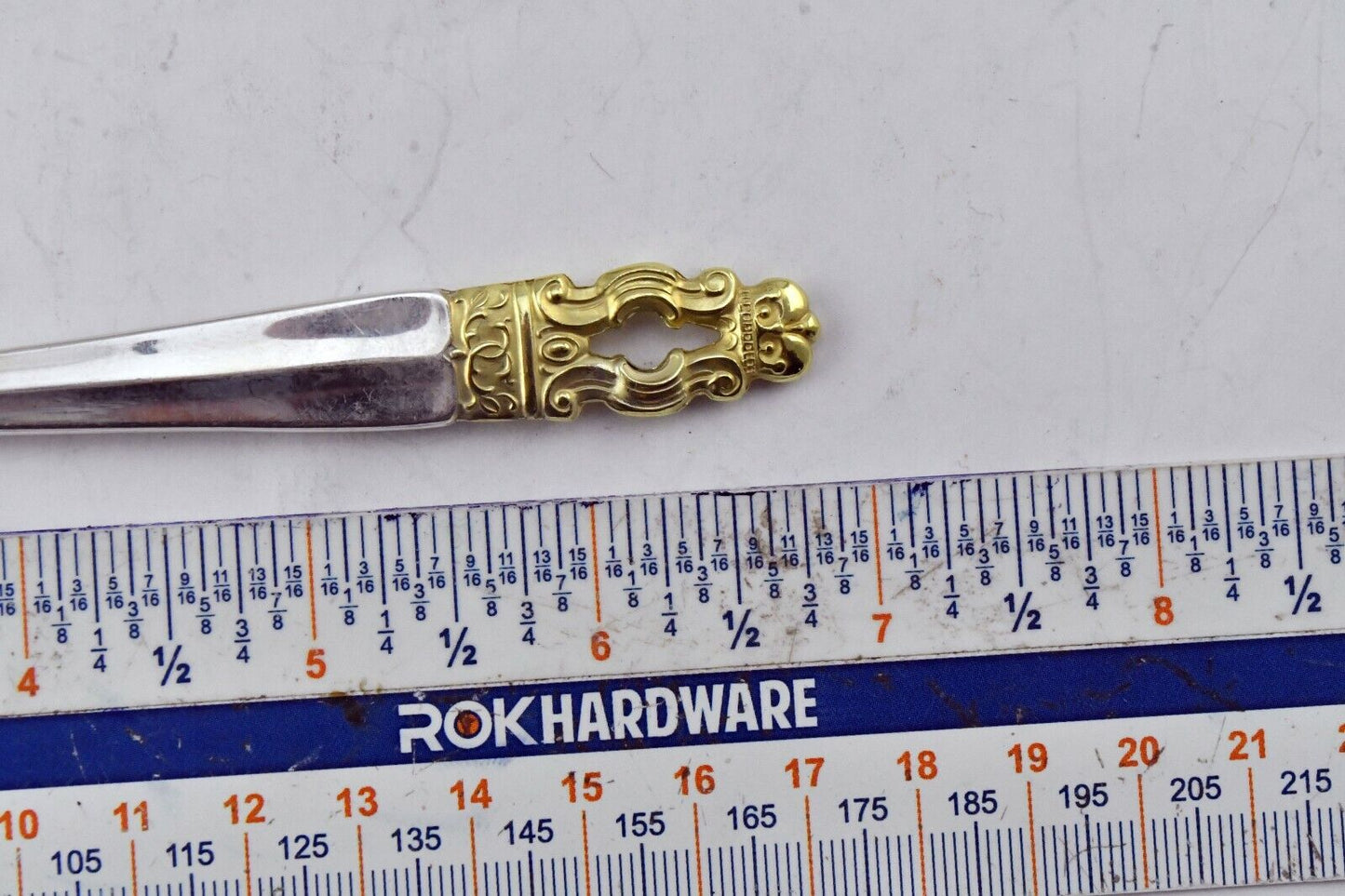 14pc. Hispana-Sovereign "Gold" by Gorham Sterling 6 7/8" Salad Fork 21oz.
