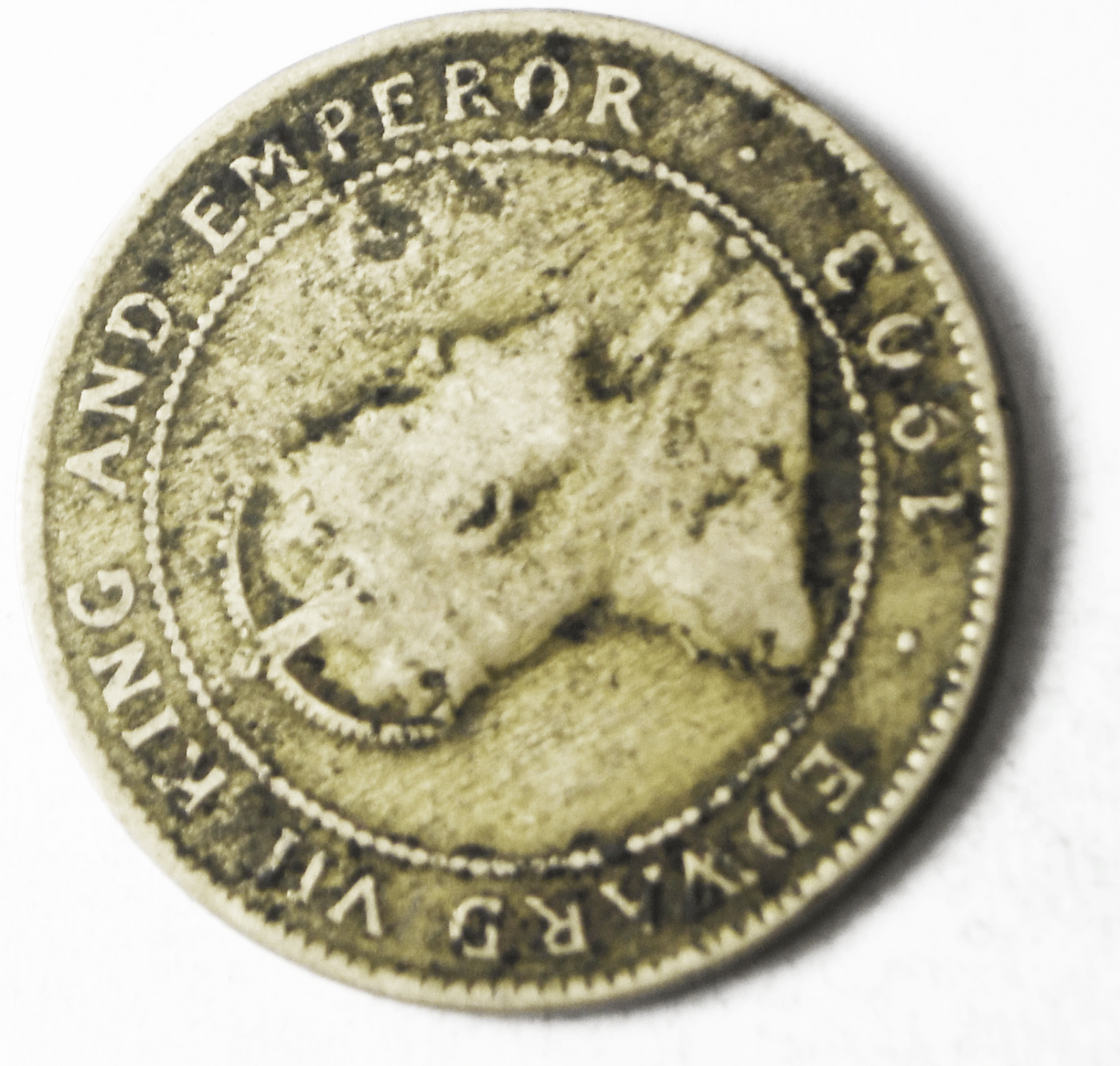 1903 Jamaica Penny KM# 20 Only 60,000 Minted