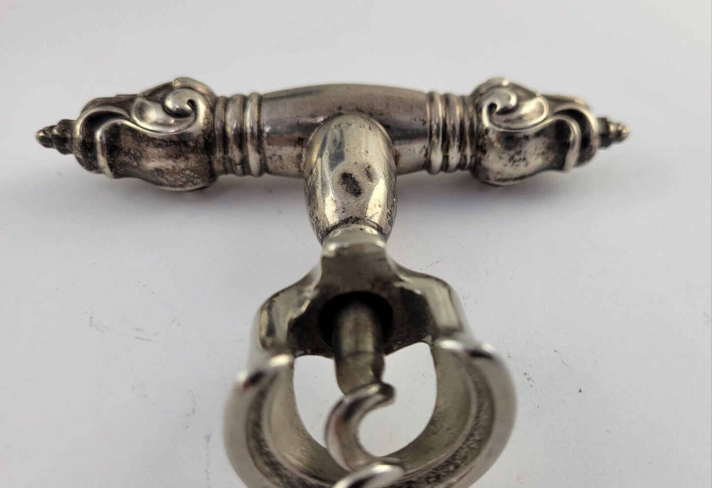 Antique Walker Bell Sterling Silver Corkscrew Barware Wine Opener