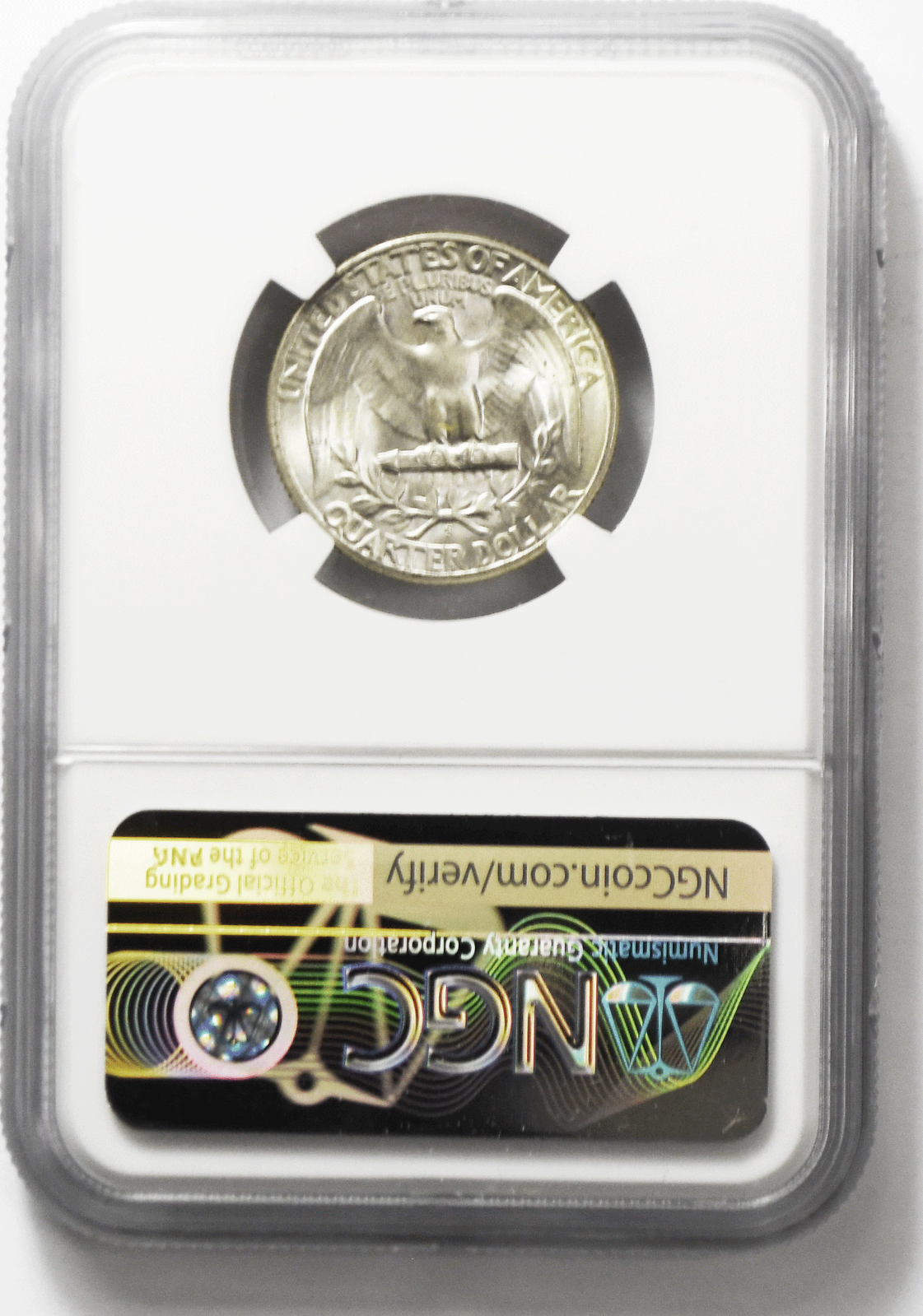 1950 S/S 25c Washington Silver Quarter Dollar NGC MS66 FS-501 Top Pop