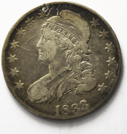 1833 50c Capped Bust Silver Half Dollar Fifty Cents