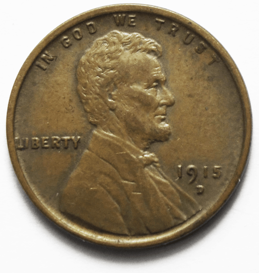 1915 D 1c Lincoln One Cent Wheat Cent Denver