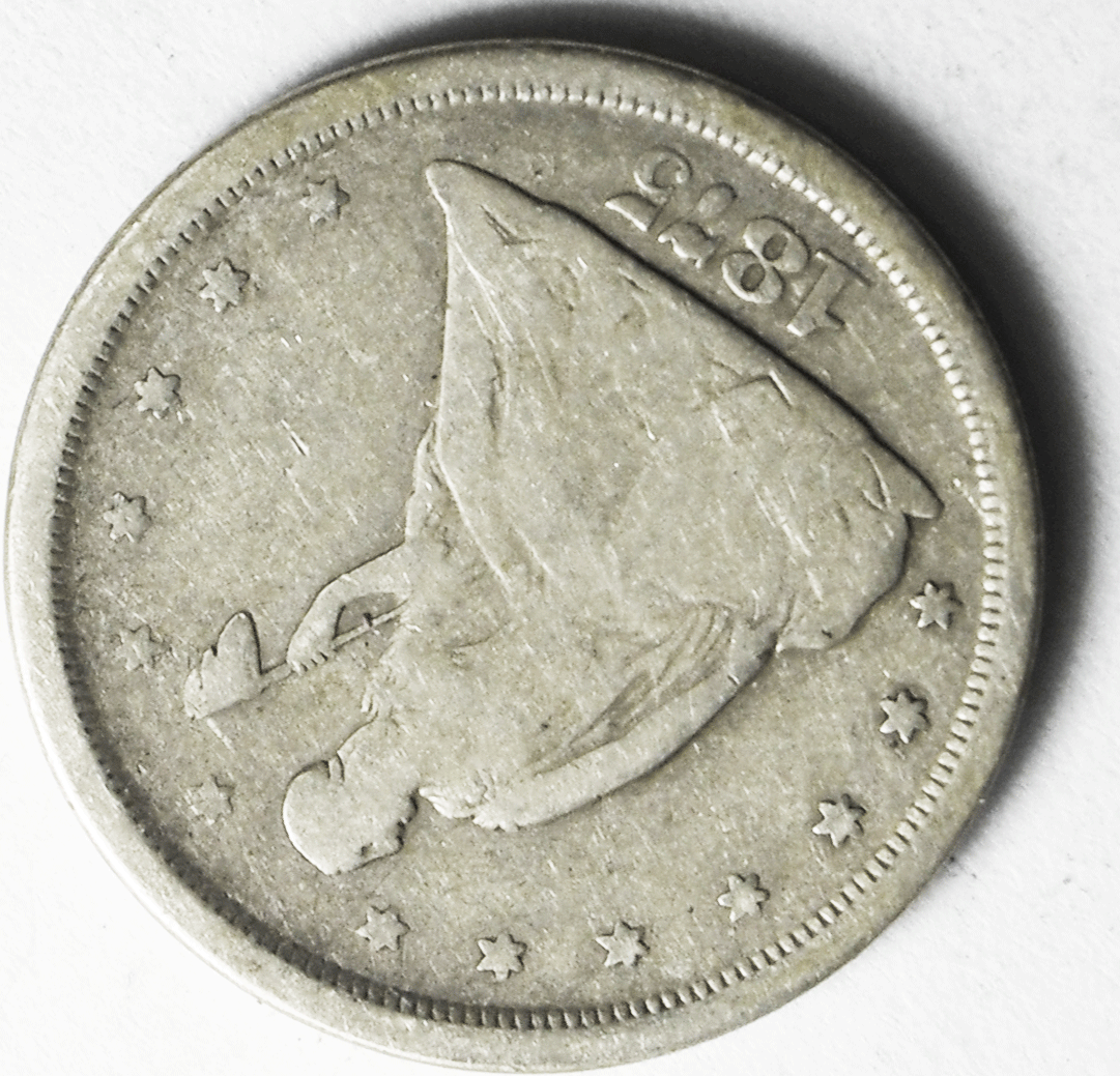 1875 S 20c Seated Liberty Silver Quarter Dollar Twenty Five Cents San Francisco