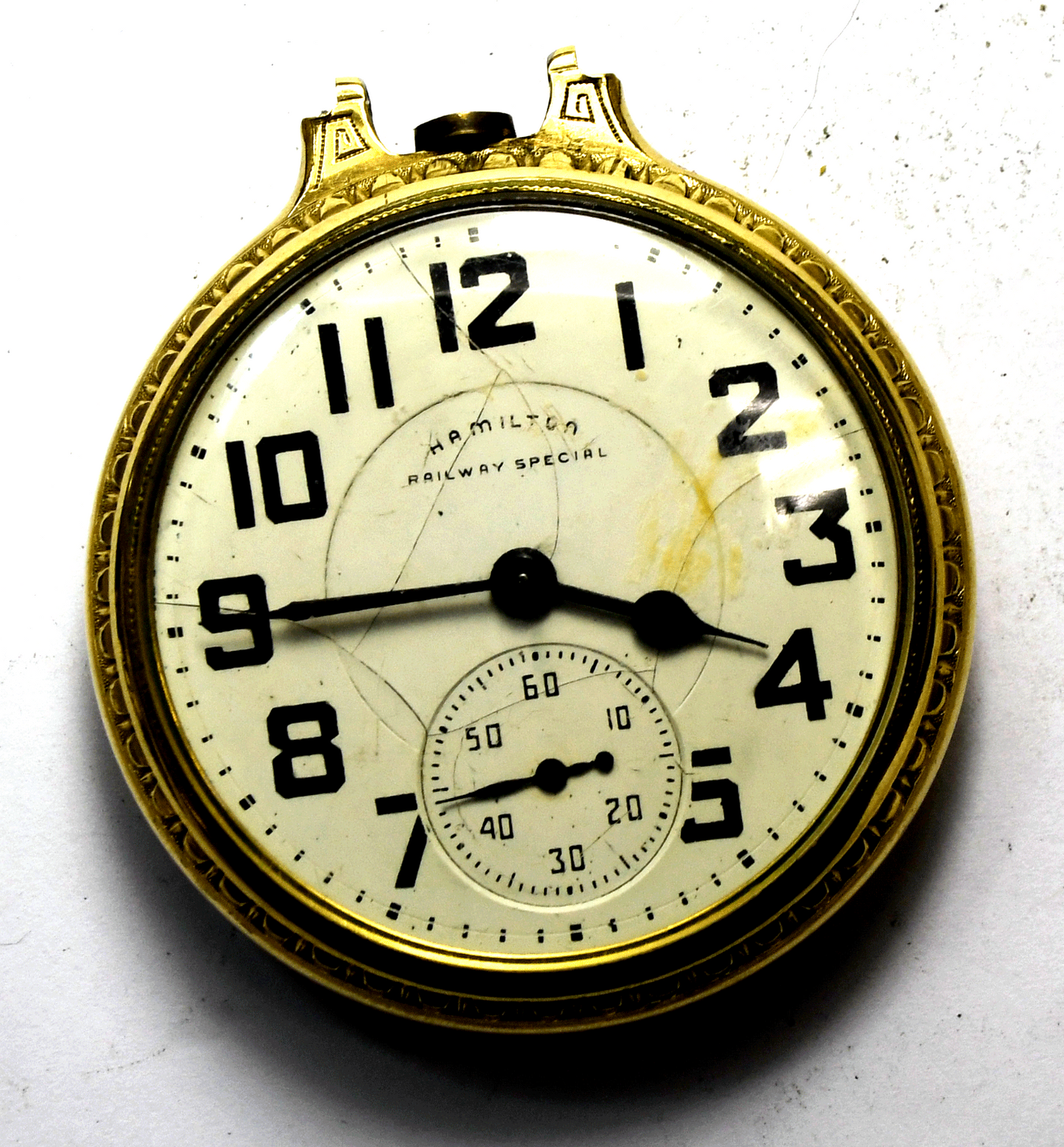 1954 Hamilton Size 16 Grade 992B OF Pocket Watch Railroad Grade Railway Special