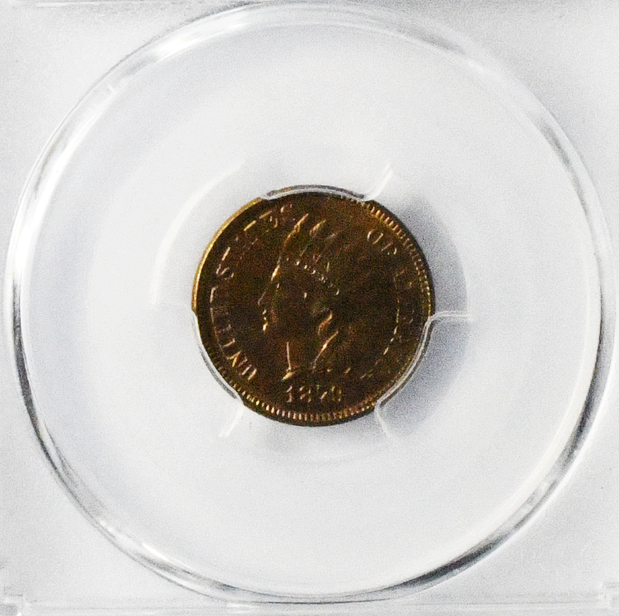1879 1c Indian Head Penny One Cent US PCGS Unc Details