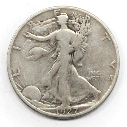 1927 S 50c Walking Liberty Silver Half Dollar Fifty Cents San Francisco