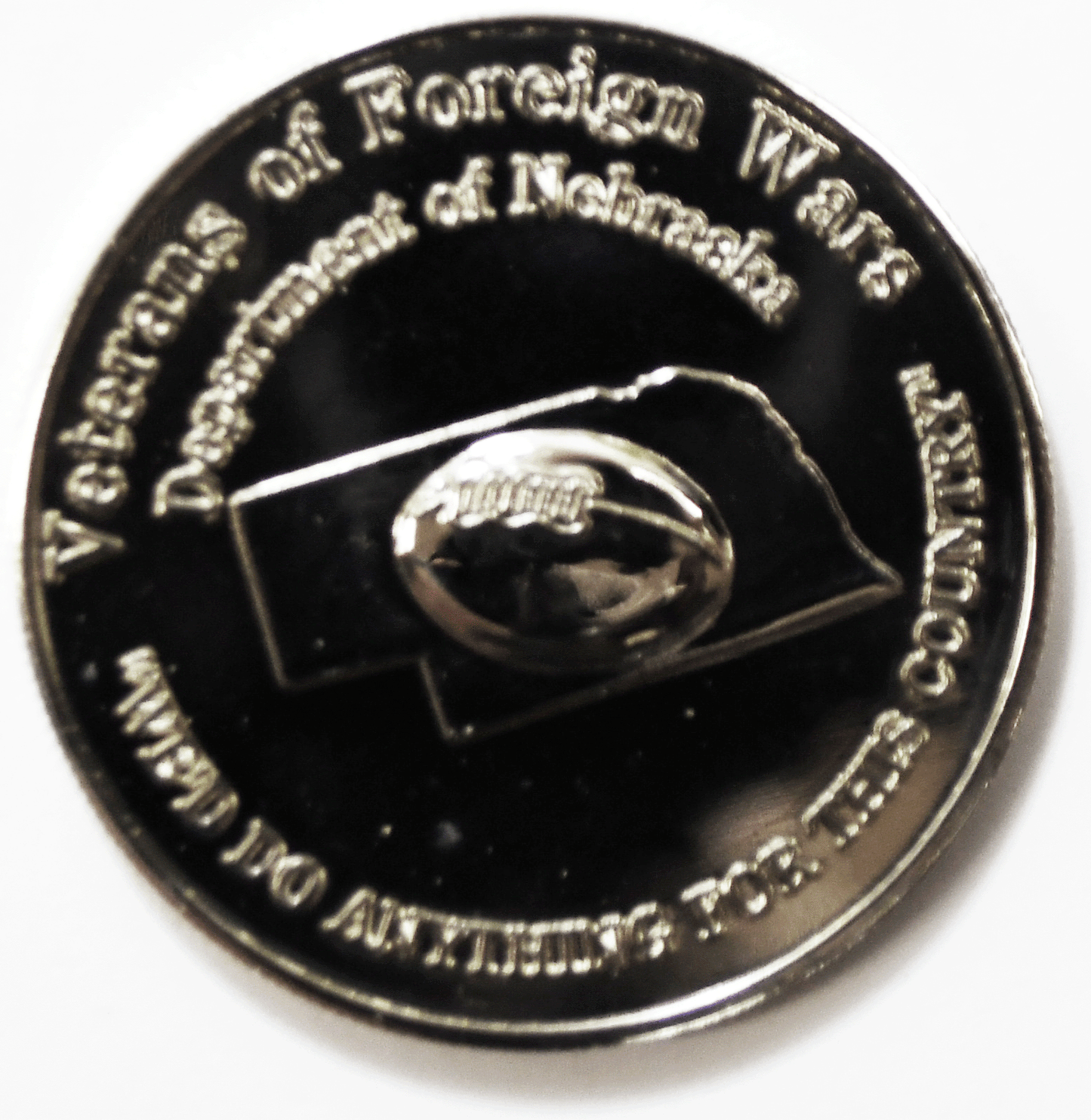 2006 Veterans of Foreign Wars VFW 85th Medal 38mm Proof Nebraska Football