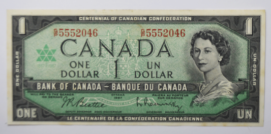 1967 $1 Canada One Dollar Note Uncirculated G/P 5552046