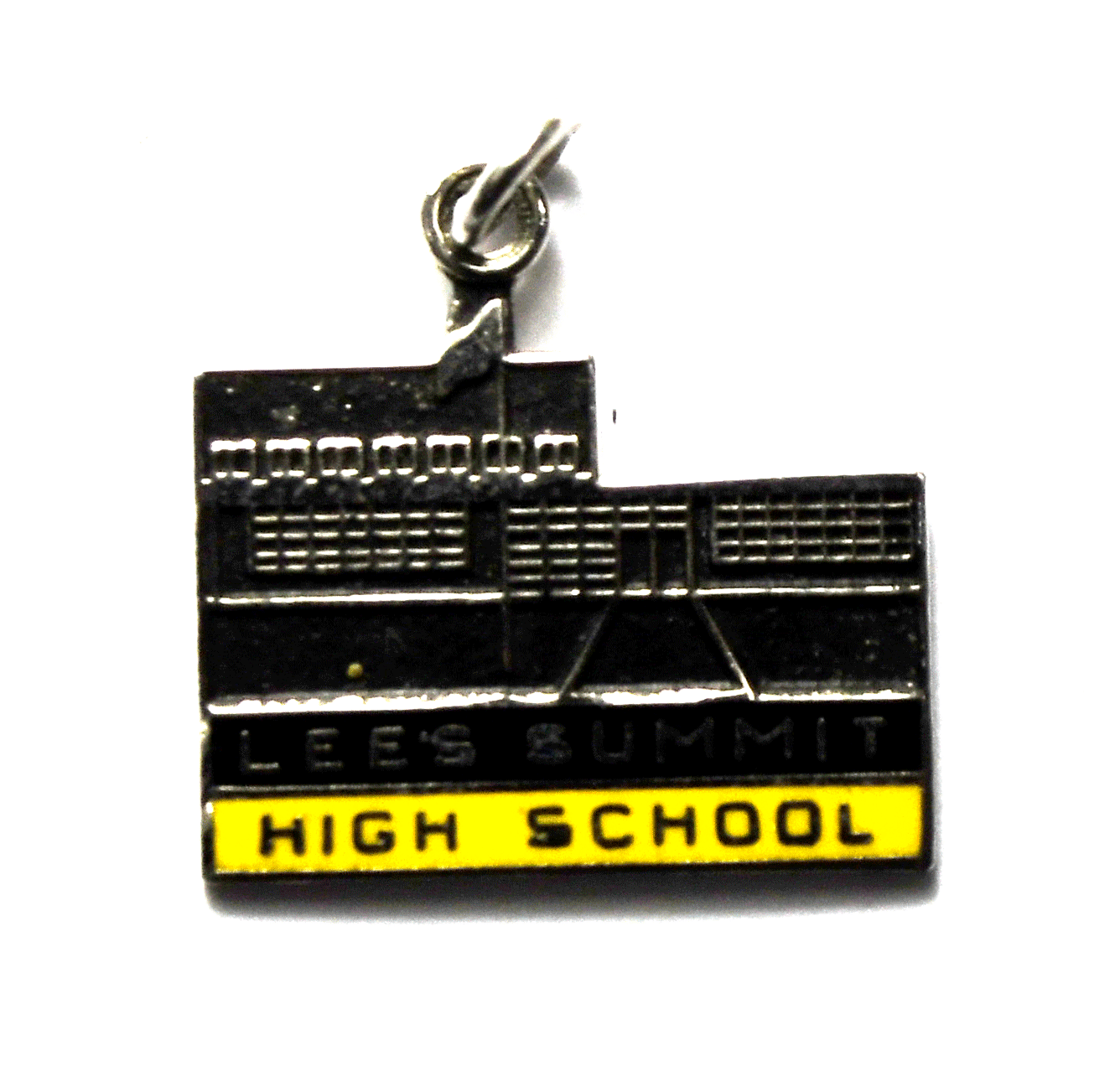 Sterling Lees Summit  High School Kansas  Enamel Charm 19mm
