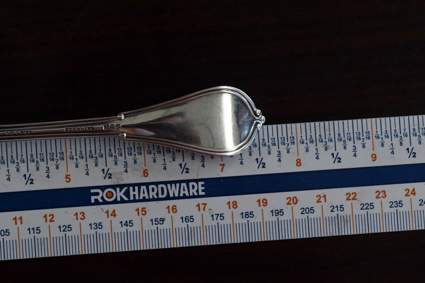 Cottage by Gorham Sterling Flat Handle Bright Cut Master Butter Spreader 1.33oz.