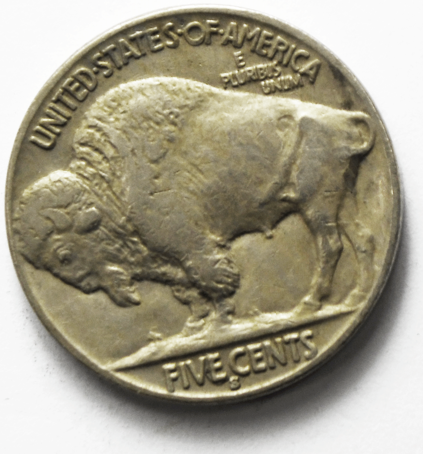 1930 S 5c Buffalo Nickel Five Cents San Francisco AU