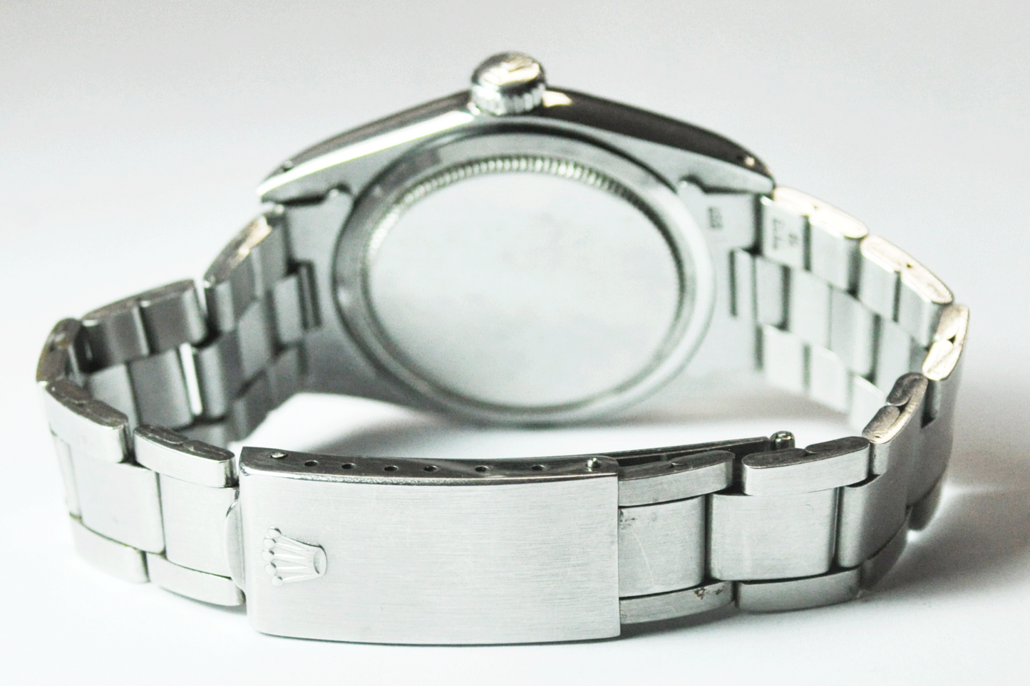 1971 Men's Rolex Oyster Precision Manual Wind Black Matte Dial 34mm Stainless