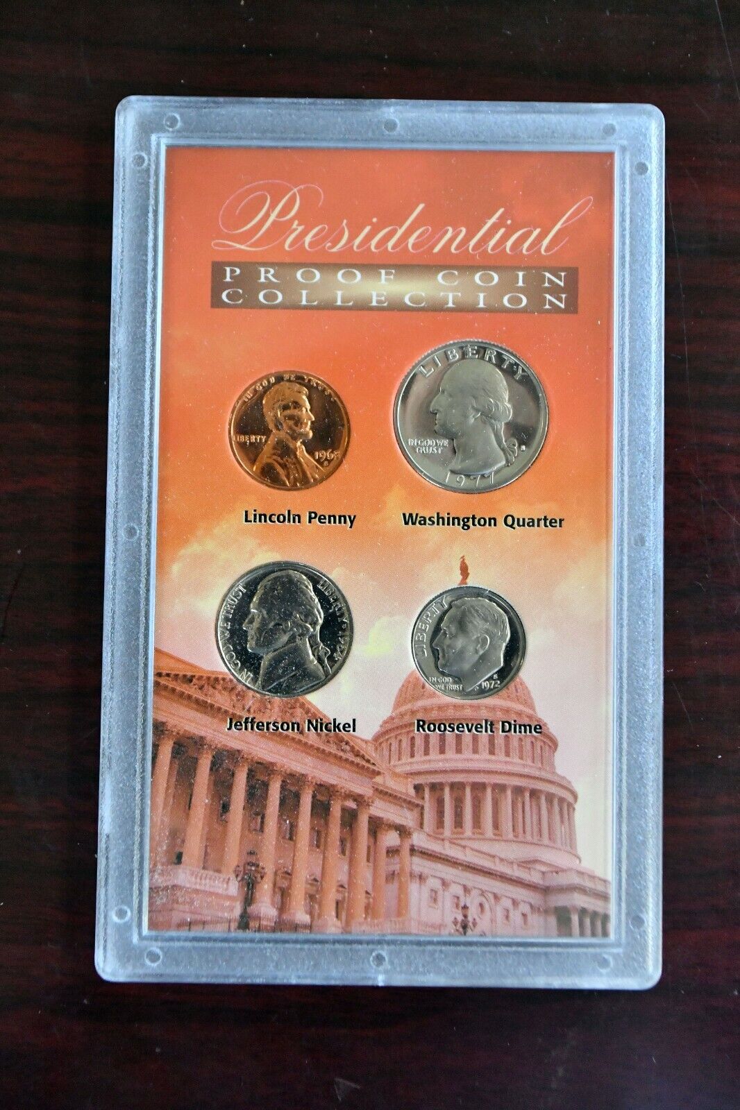 Presidential Proof Coin Collection Penny, Nickel, Dime, Quarter 1964-1977