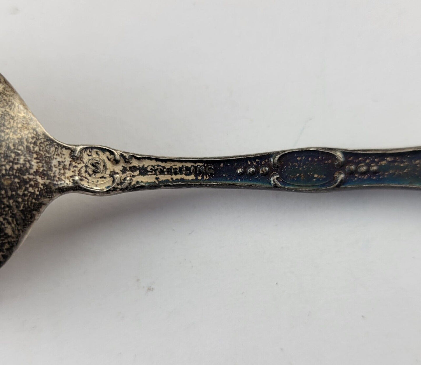 Sterling Silver Topeka Kansas 5 1/4" Souvenir Spoon Made By Shepard .58oz.