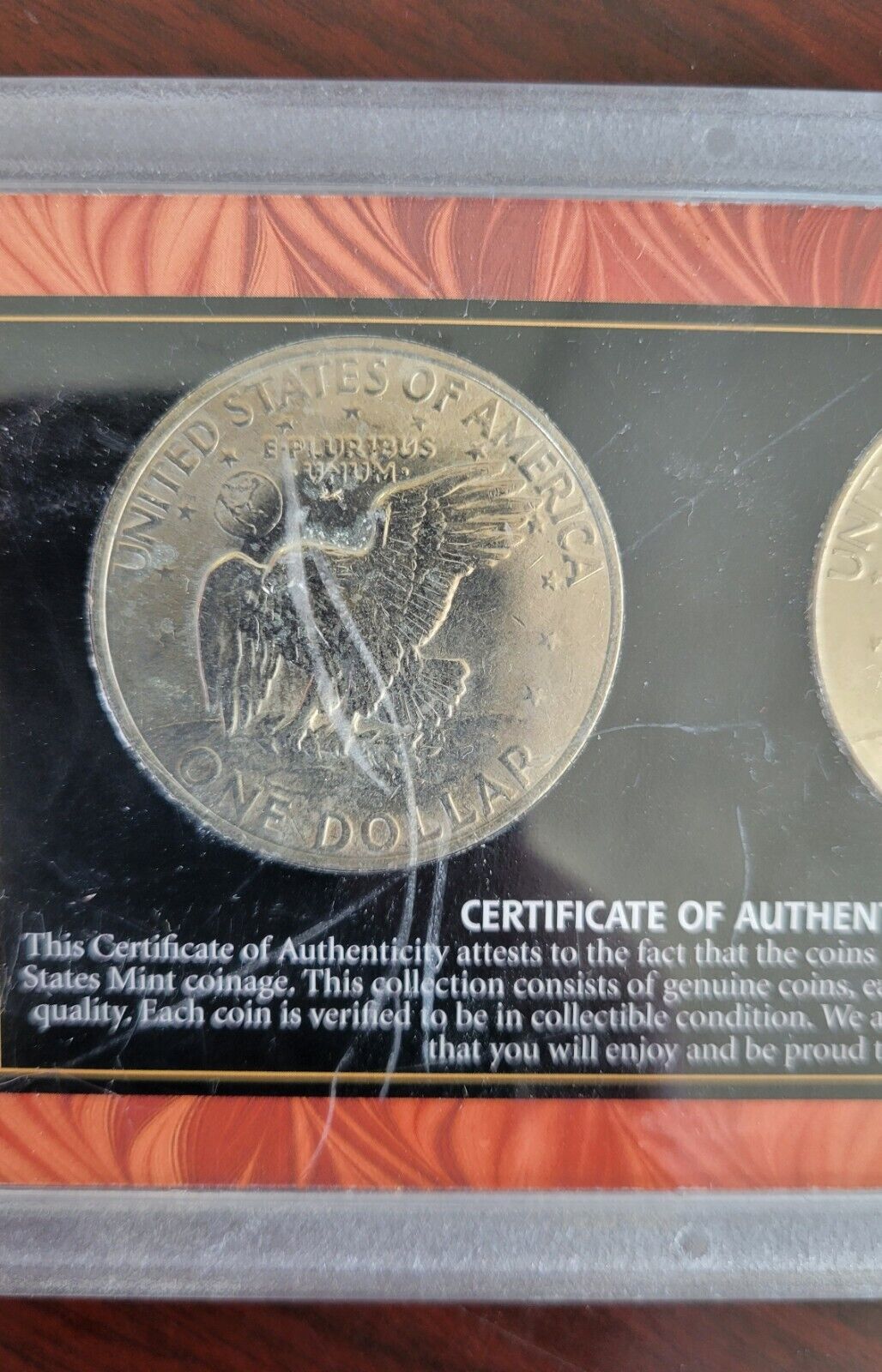 1971-1978 First &Last Eisenhower Ike Dollar Collection Set wCOA