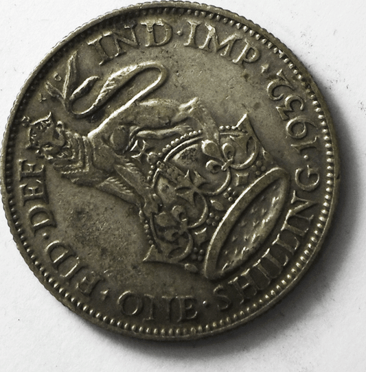1932 Great Britain Silver One Shilling Coin KM# 833