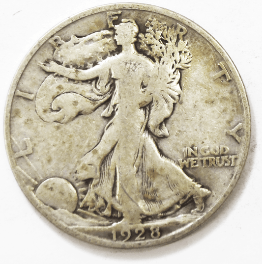1928 S 50c Walking Liberty Silver Half Dollar Fifty Cents San Francisco
