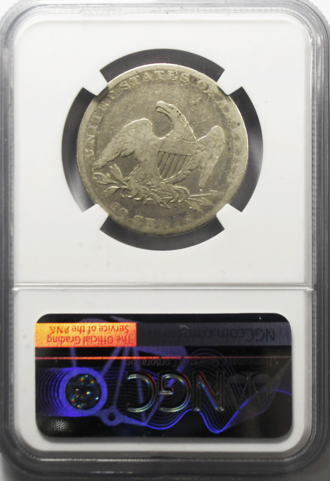 1837 50c Capped Bust Silver Half Dollar Fifty Cents Philadelphia NGC VF20