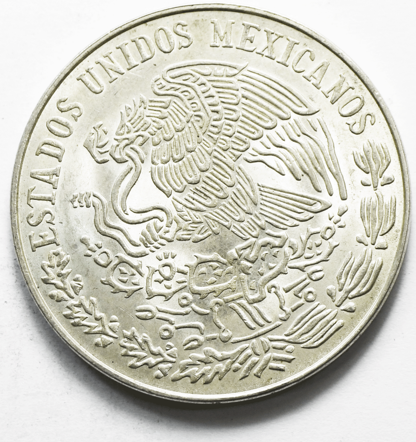 1972 Mexico Estados Unidos Mexicanos Silver 25 Pesos KM# 480