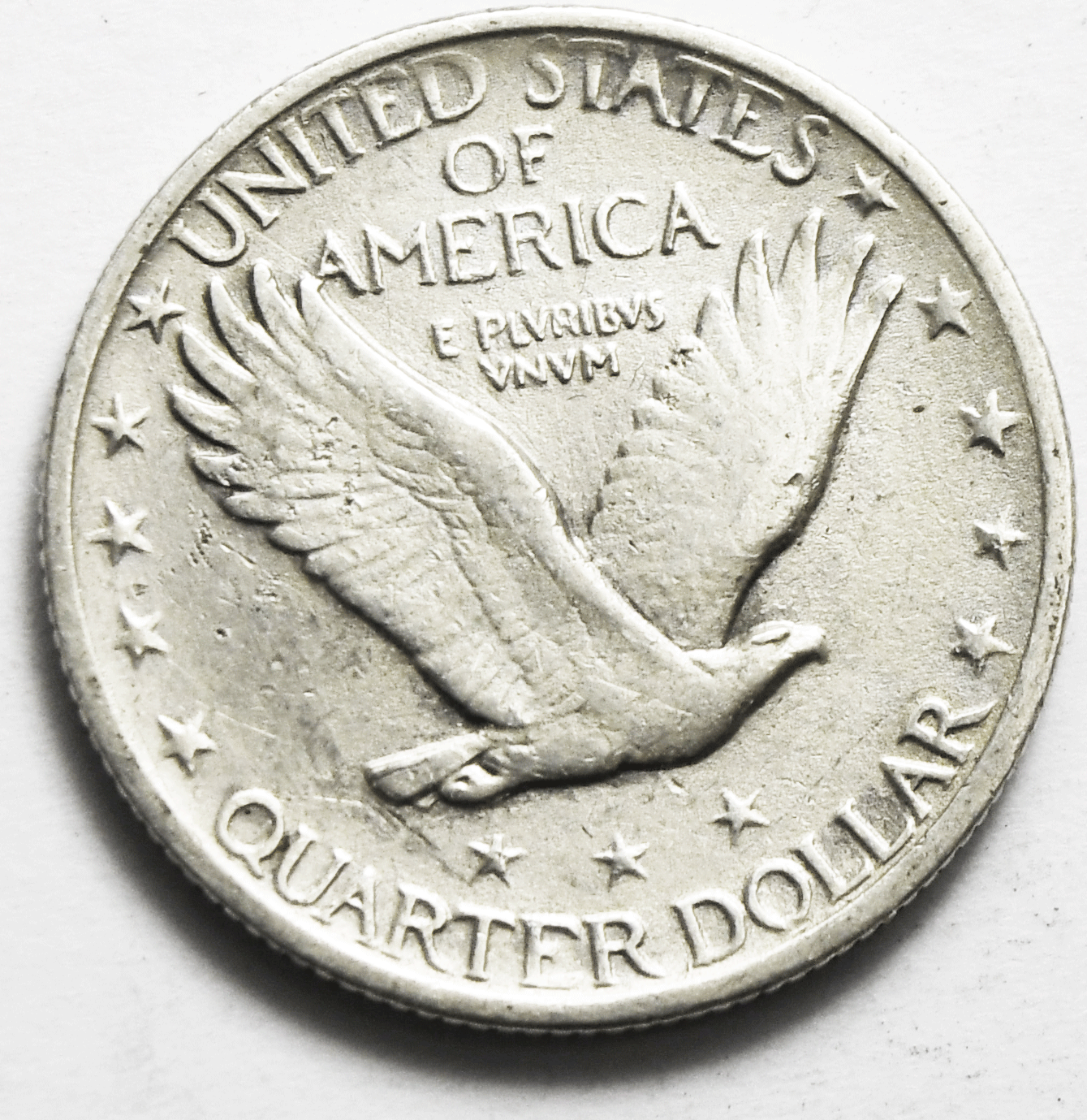 1923 25c Standing Liberty Silver Quarter Philadelphia Twenty Five Cents