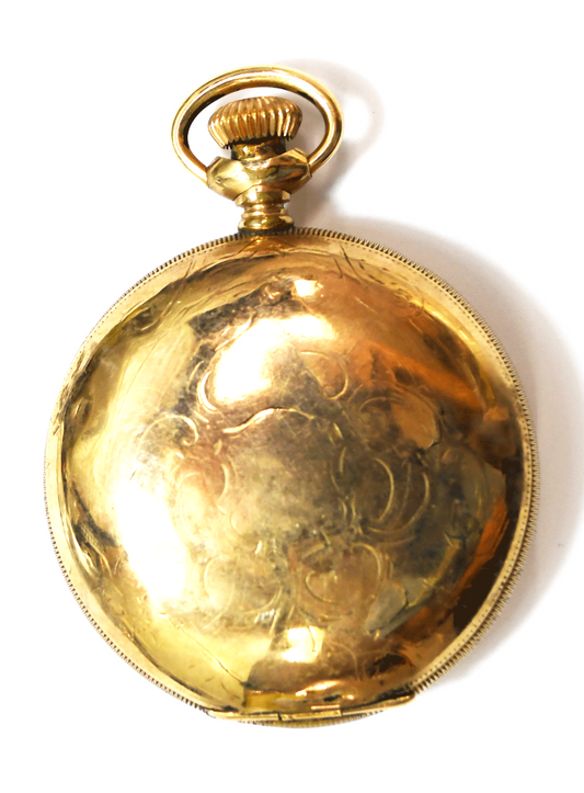 1897 Size 18 American Waltham LS Grade Sterling 20yr Gold Filled Hunters Case