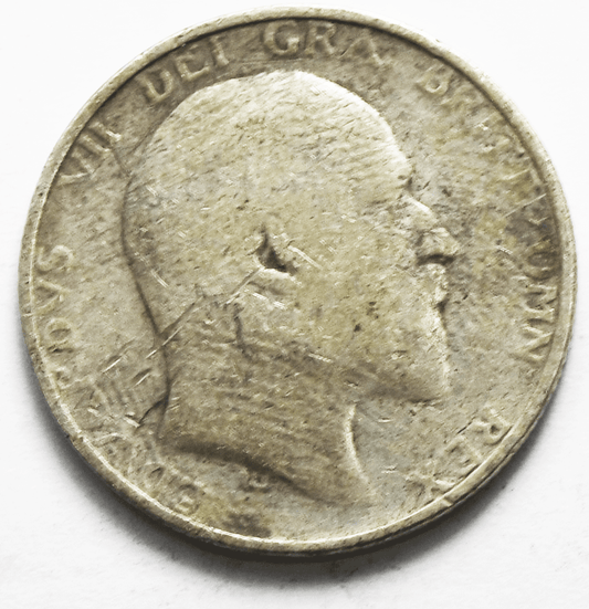 1910 Great Britain Silver One Shilling Coin KM# 800