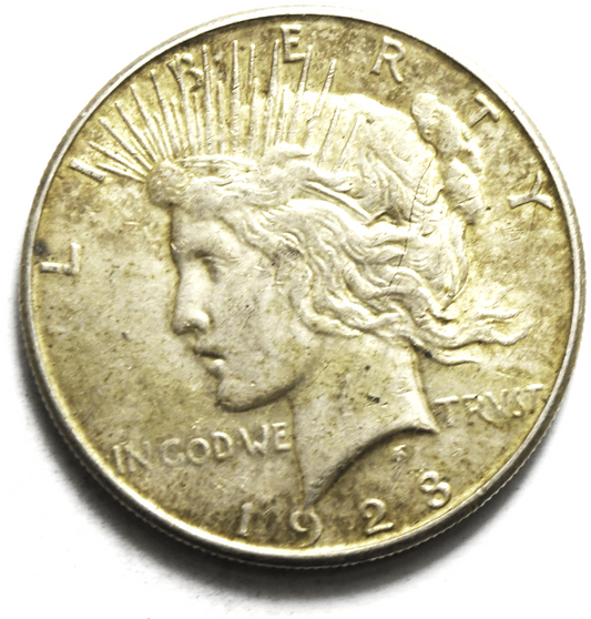 1928 S $1 Peace Silver One Dollar US San Francisco XF-AU