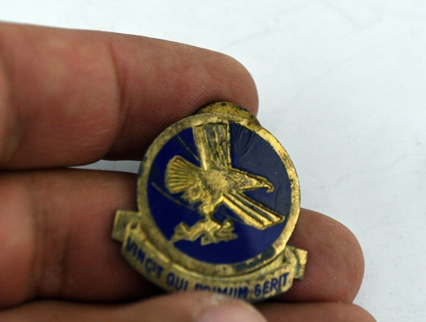 WWII Sterling AAF Troop Carrier Command Vincit Qui Primum Gerit Pin