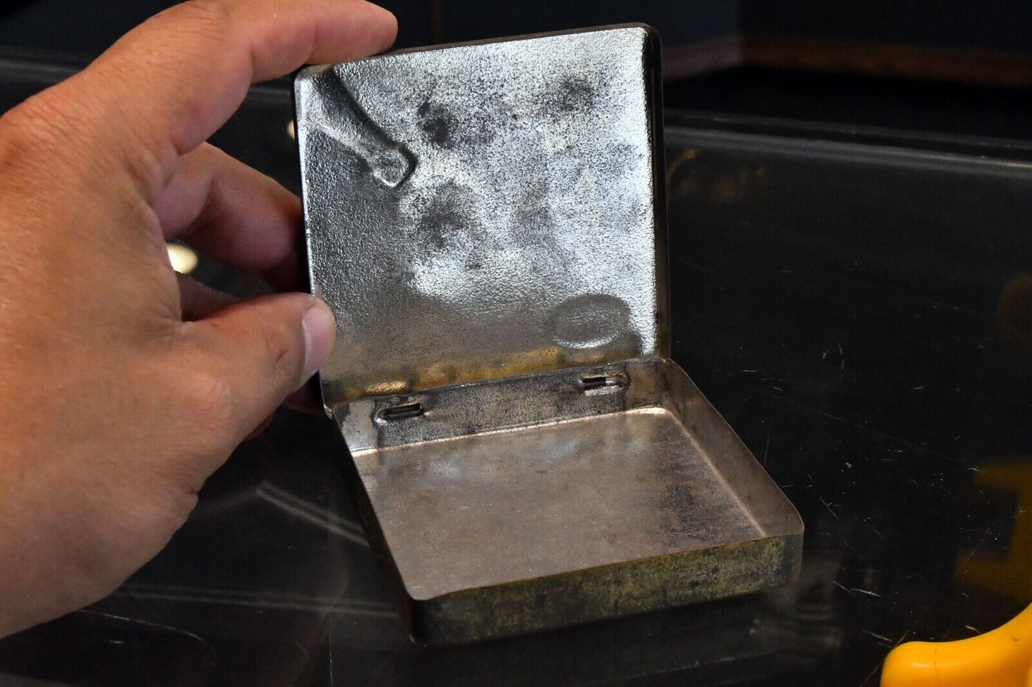 Piper Heidsieck Chewing Tobacco Champagne Flavor Tin Container 3" x 3" x 1/2"