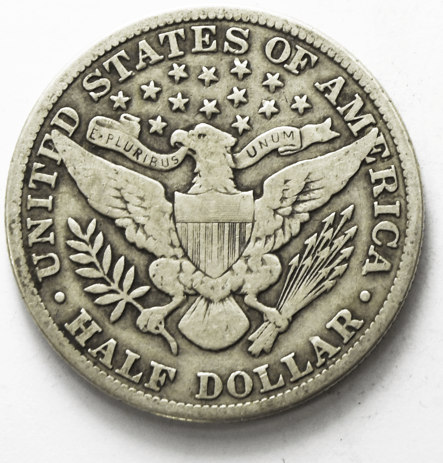 1909 50c Barber Silver Half Dollar Fifty Cents US Philadelphia