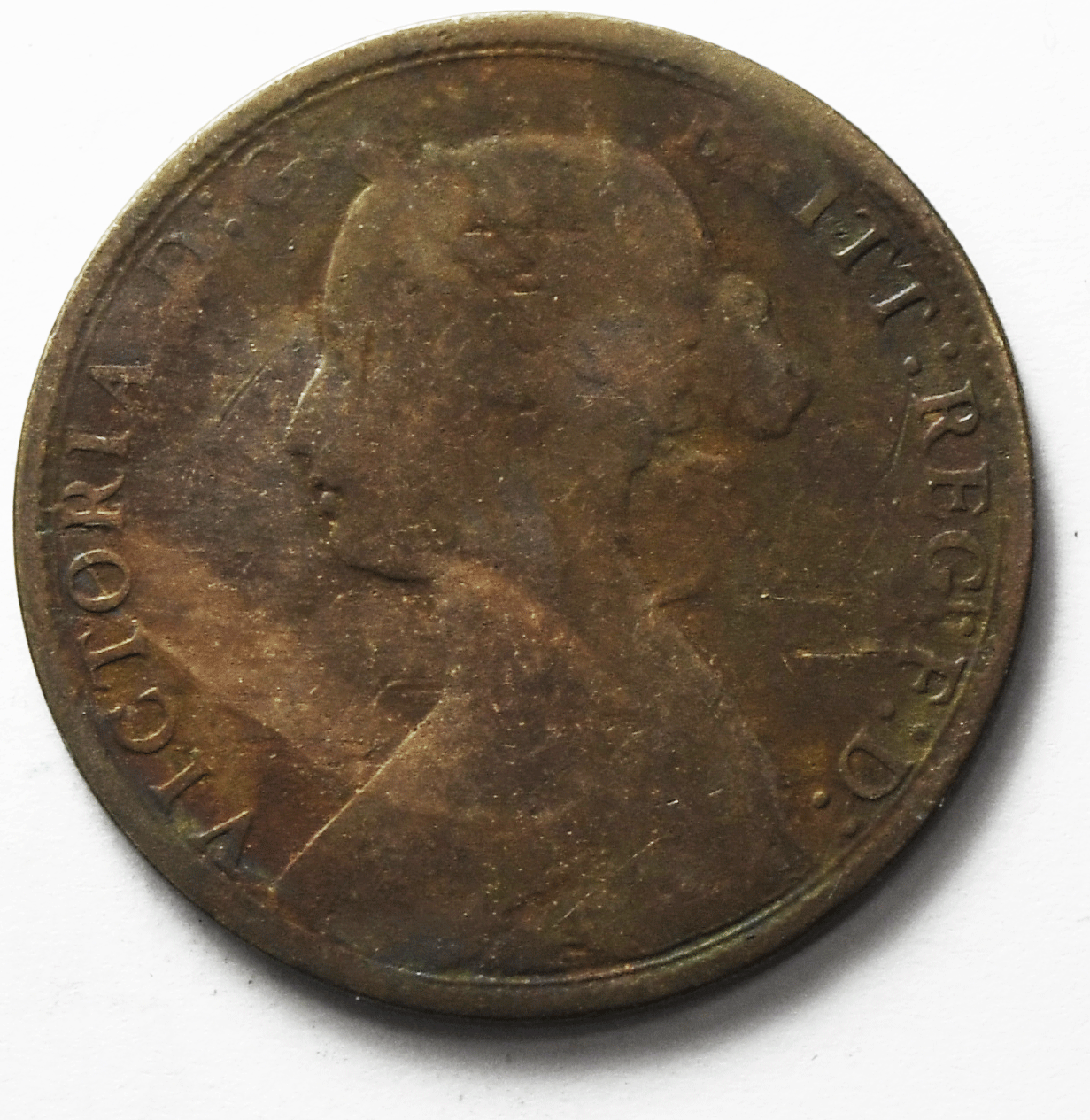 1861 Canada Nova Scotia Cent KM# 8.2 Bronze Coin