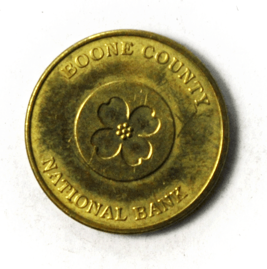 Boone County National Bank Four Leaf Clover Token 22mm No Cash Value