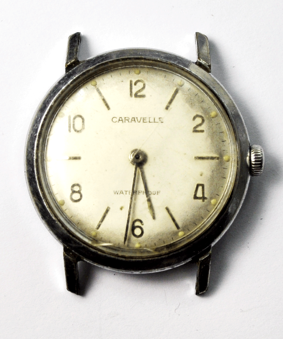 Vintage Men's Caravelle 11DC 17 Jewels Manual Wind 33mm M3 Wristwatch