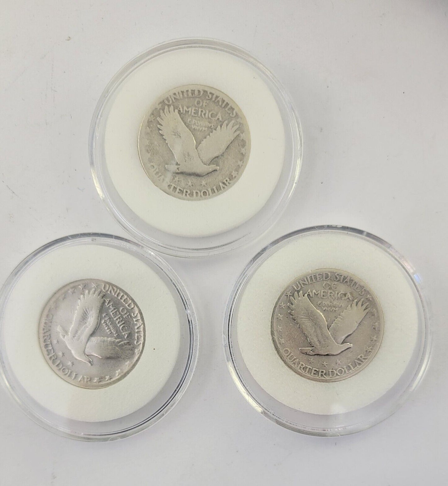 1930, 1928 D, 1929 S Standing Liberty Quarters 3 Coin Set From The Morgan Mint