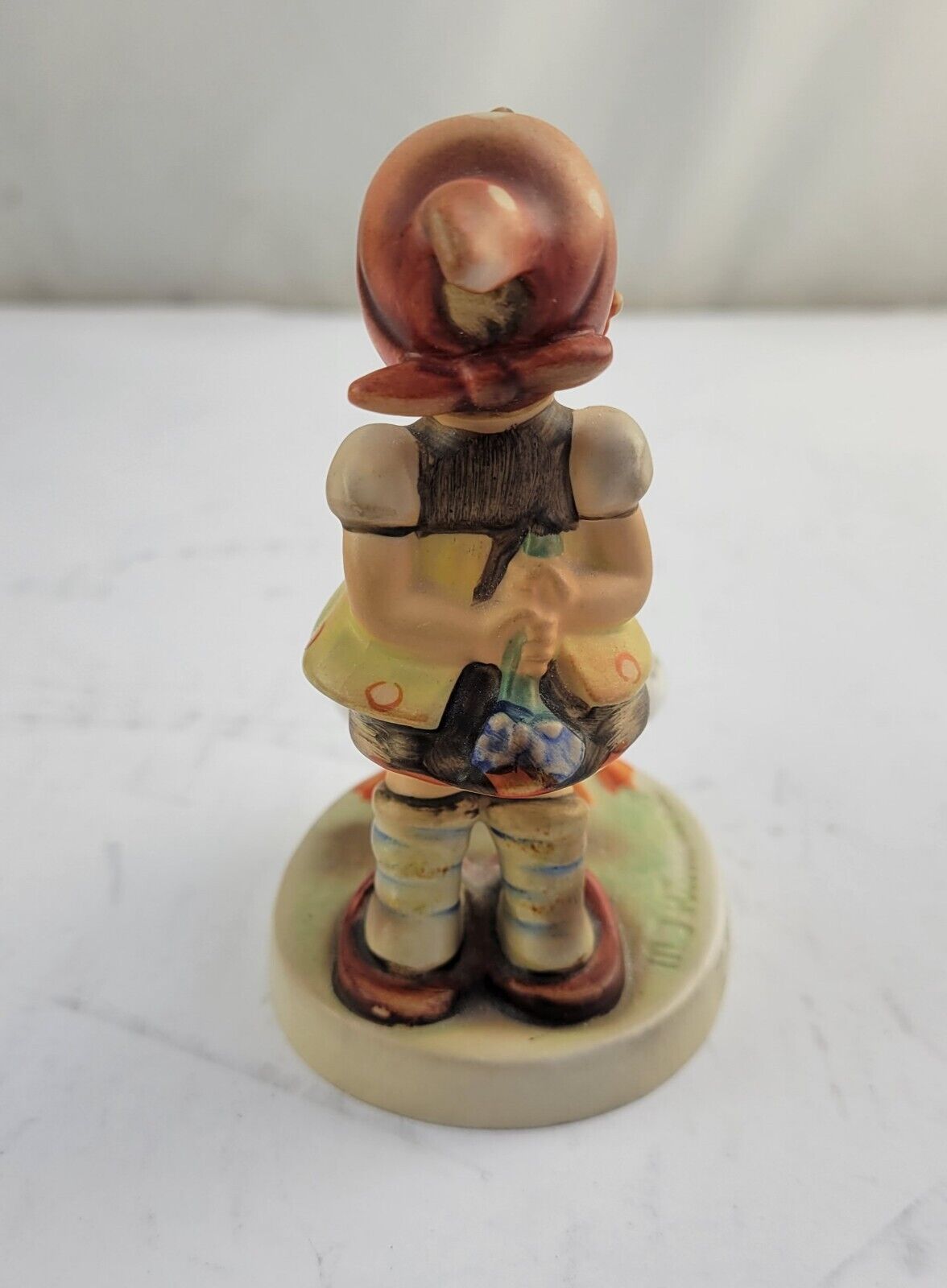 Hummel "Goose Girl" Figurine 47 3/0 TMK 2 Blue Bee Geese 4"