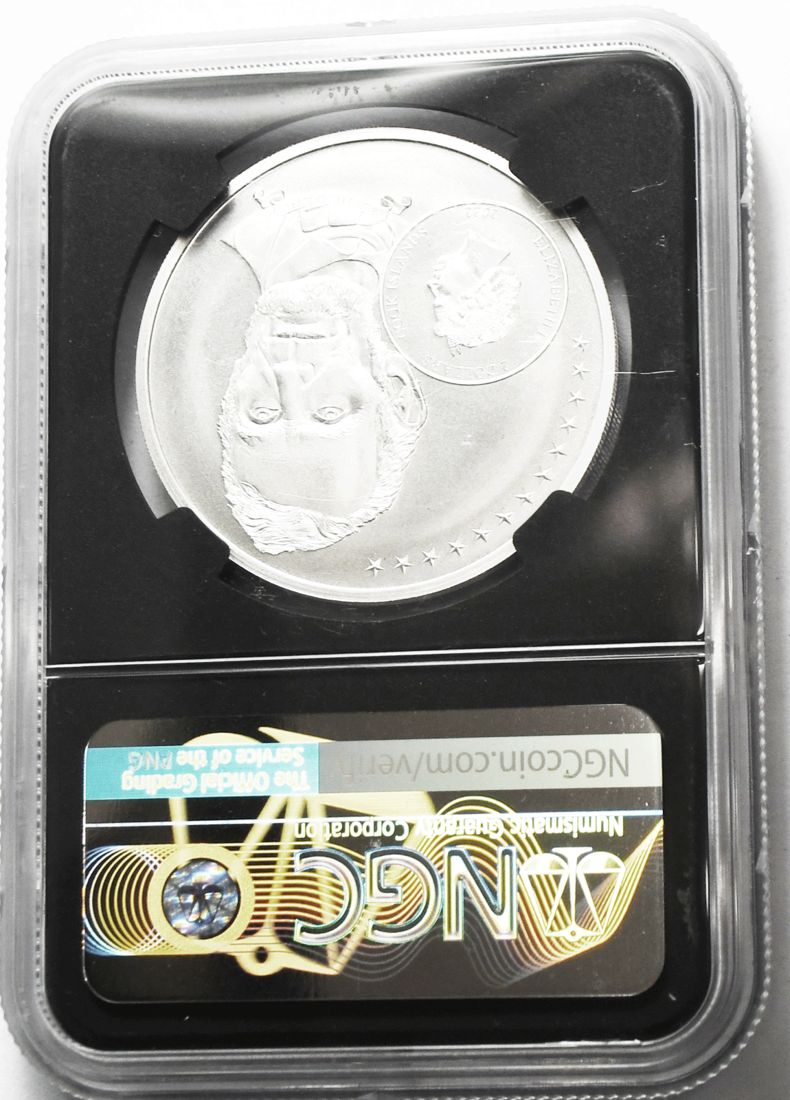 2022 $2 Cook Islands Life of Lincoln Early Studies MS70 Silver Coin .999 Silver