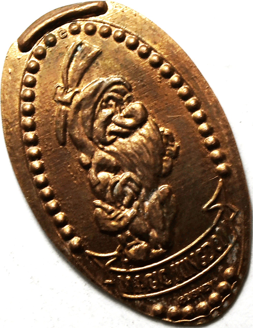 1c Elongated Penny Grumpy Snow White Magic Kingdom Disney