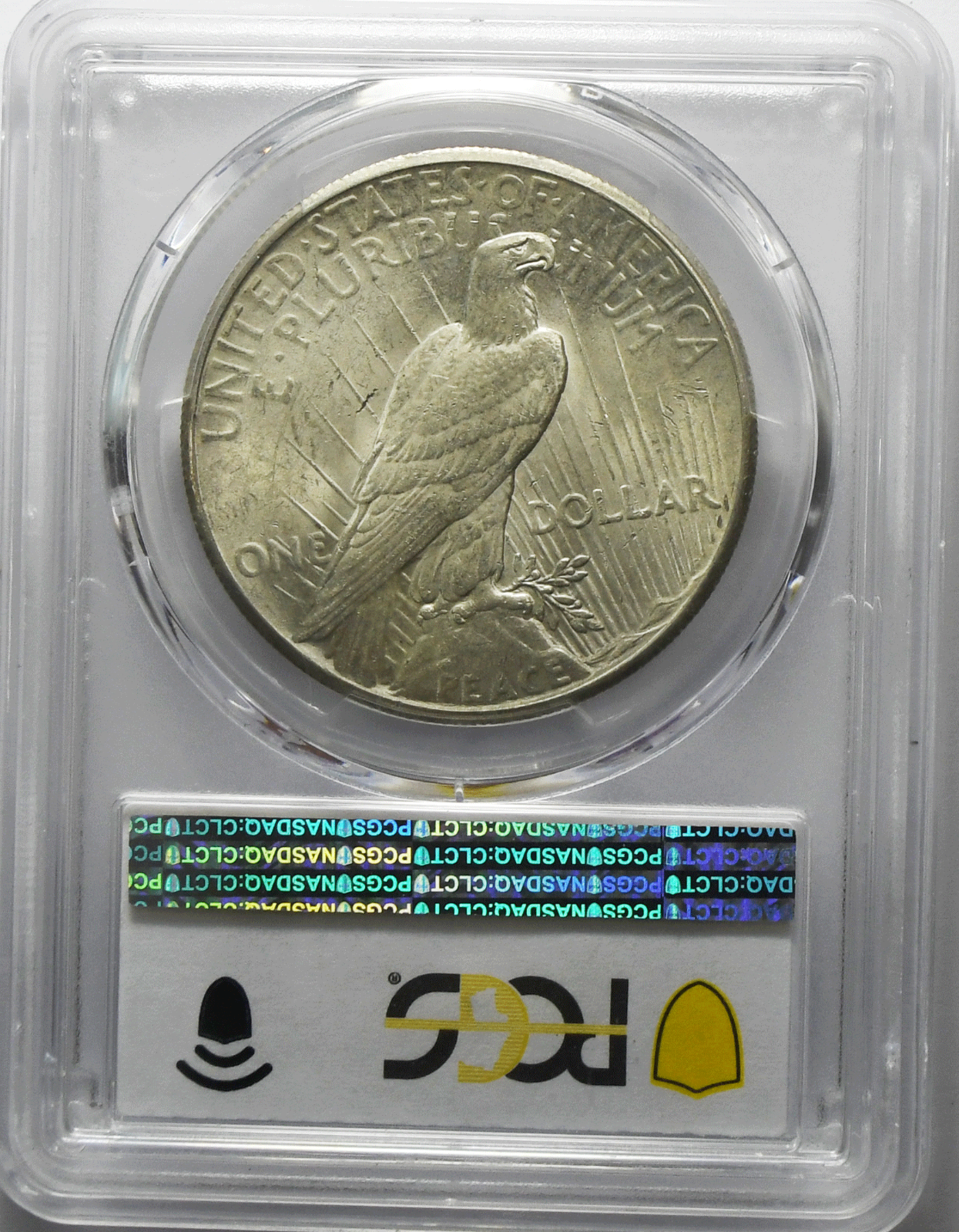 1927 $1 Peace Silver One Dollar US PCGS MS62 Philadelphia VAM 2