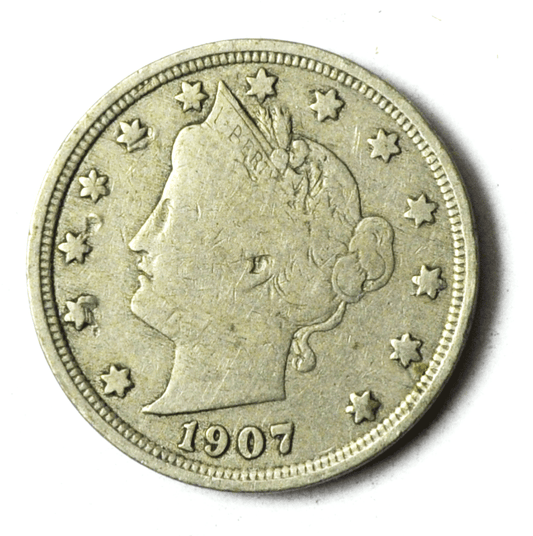 1907 5c V Liberty Nickel Five Cents US Philadelphia