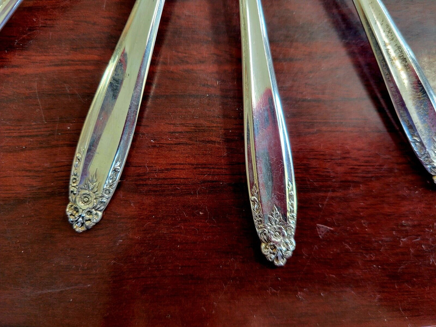6pc Set of Prelude by International Sterling Silver 5 1/2" Cocktail Forks 3.4oz