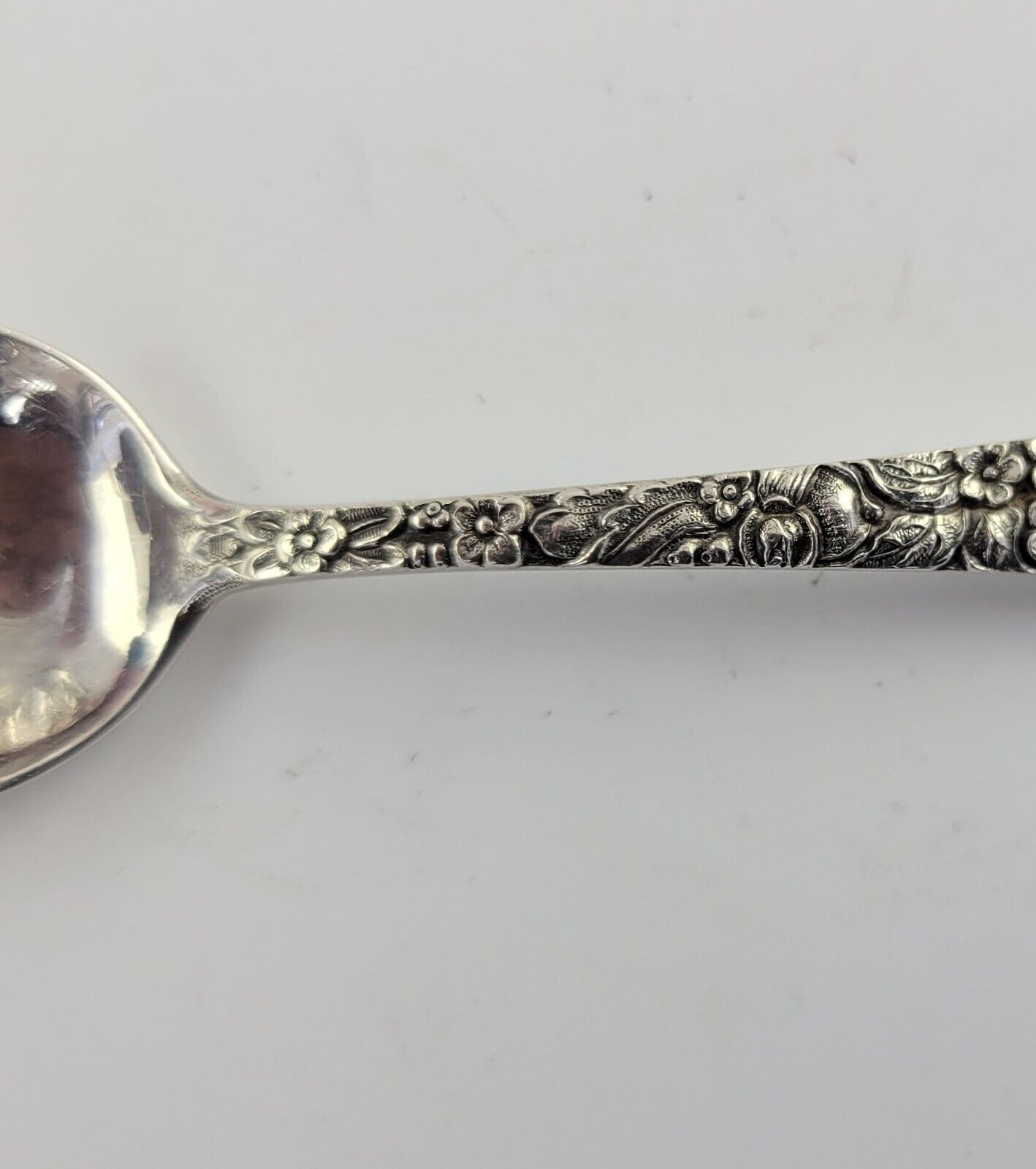 Kirk Stieff Sterling Silver 4 1/4"Stieff Rose Demitasse Spoon .49oz.