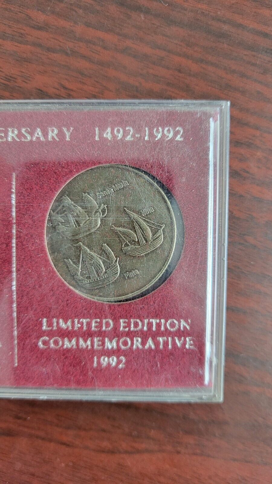 500th Anniversary 1492-1992 Coin Set Spanish II Real Coin Commemorative Columbus