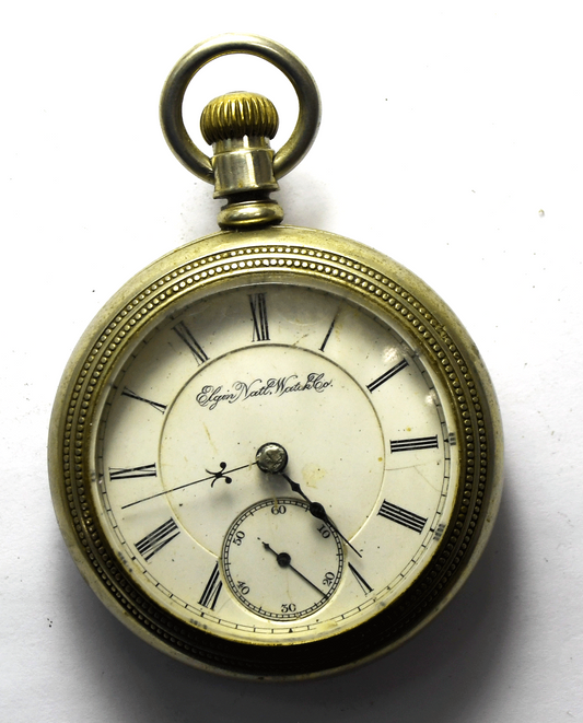1895 Elgin Grade 116 BW Raymond Railroad 17J Pocket Watch Size 18