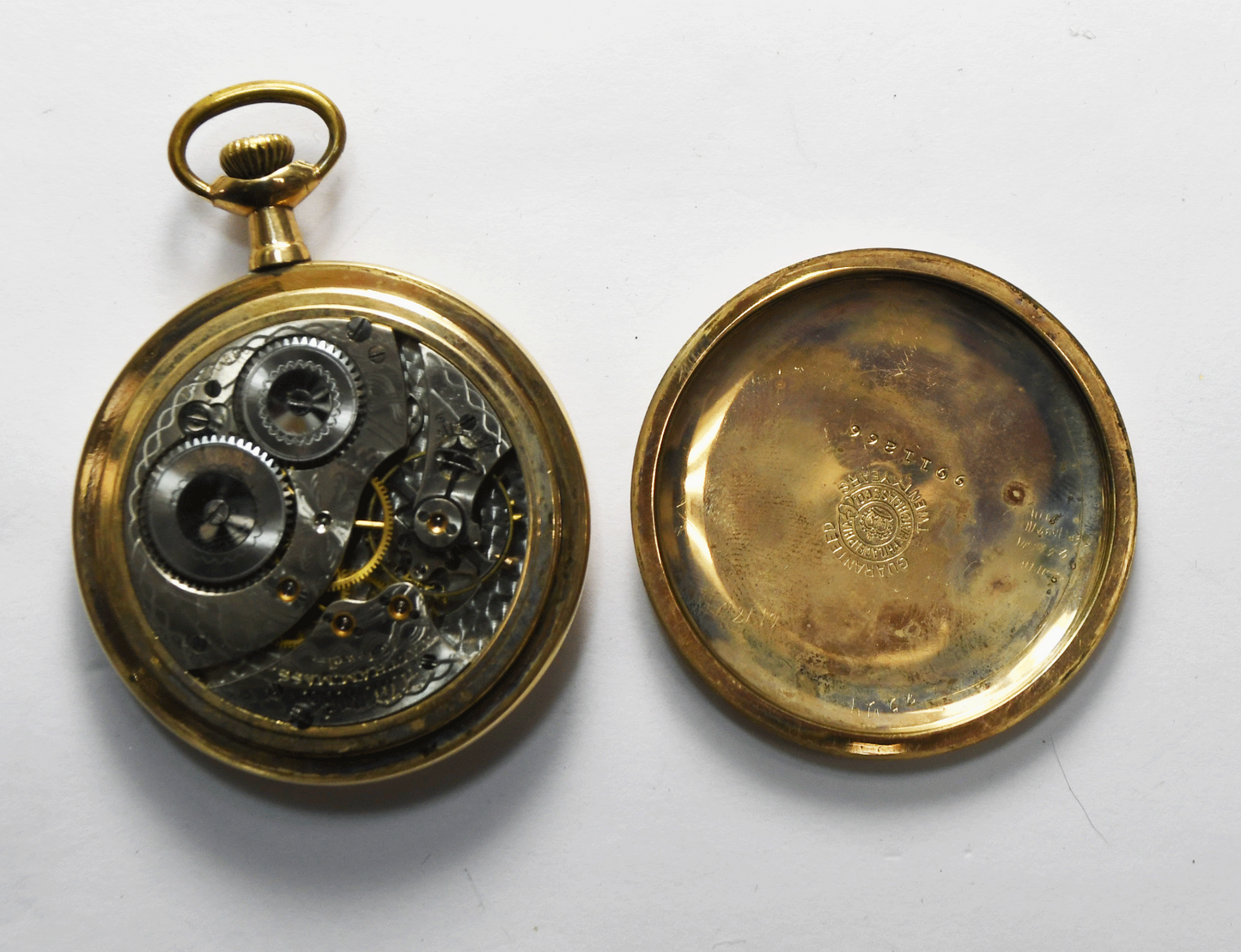 1917 Waltham Size 12 Grade 210 20yr 10k RGP OF Case Pocket Watch