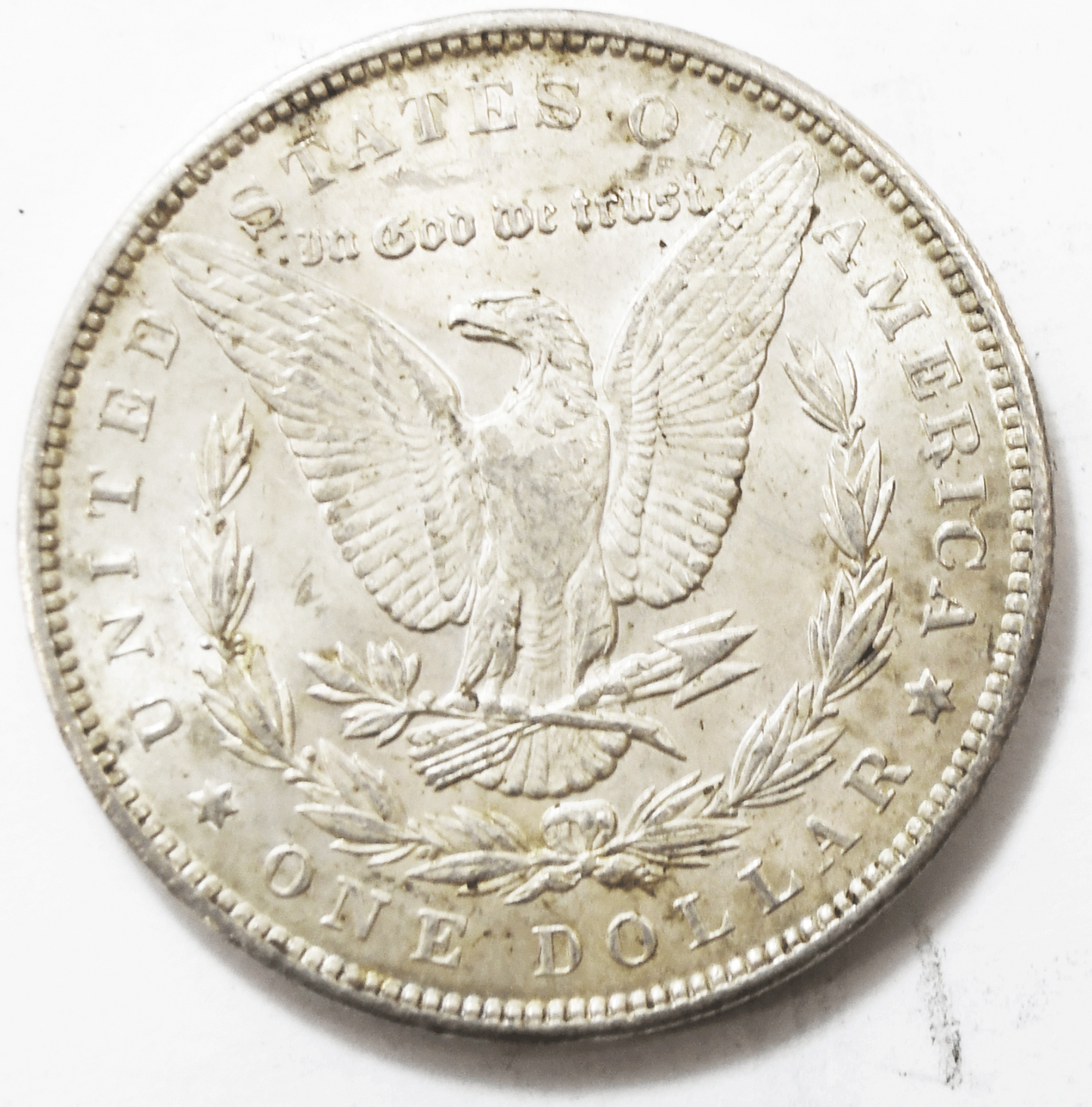 1890 $1 Morgan Silver One Dollar Philadelphia AU