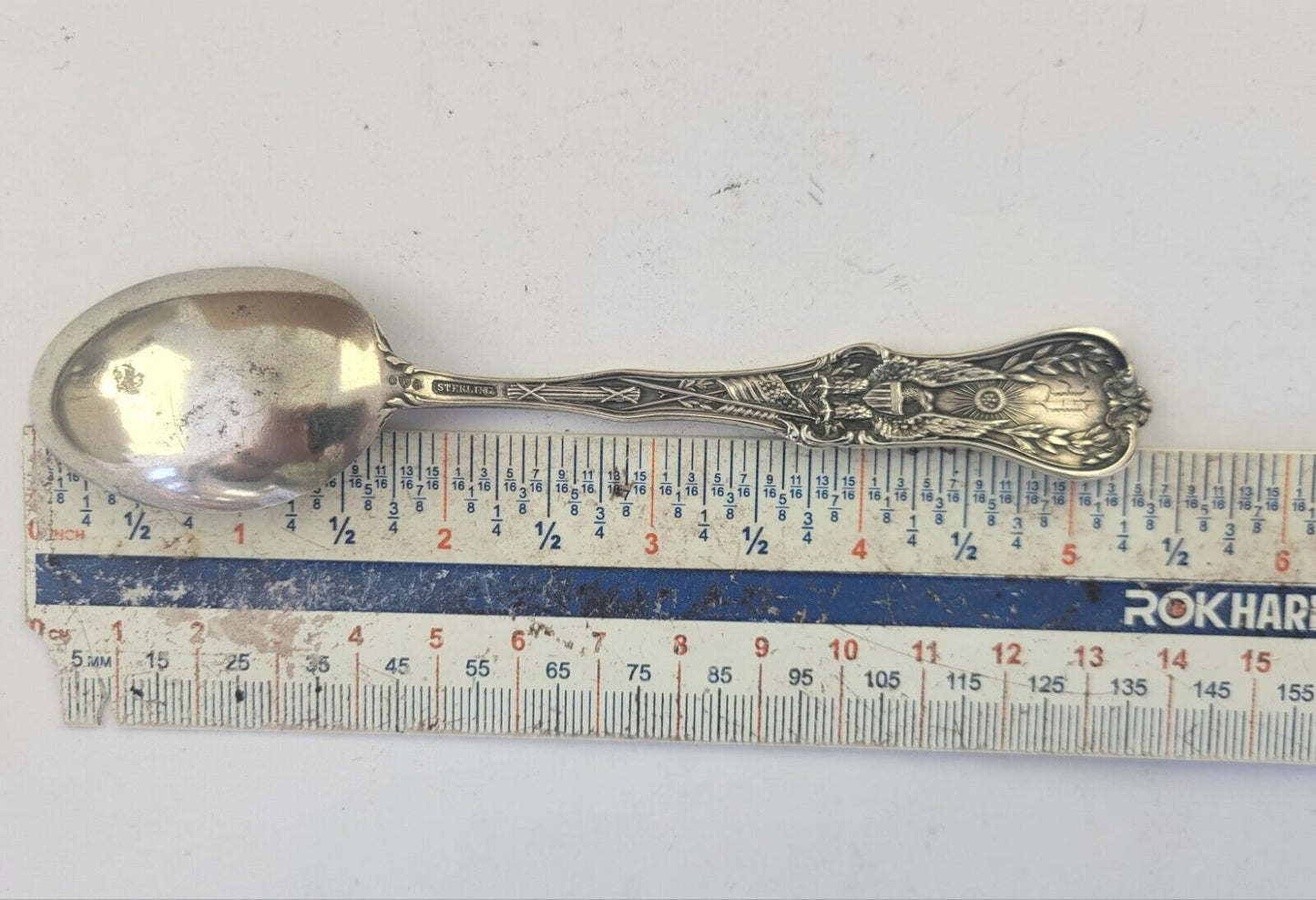 Post Office Omaha Nebraska 5 1/2" Souvenir Spoon Sterling. 63oz. by Watson